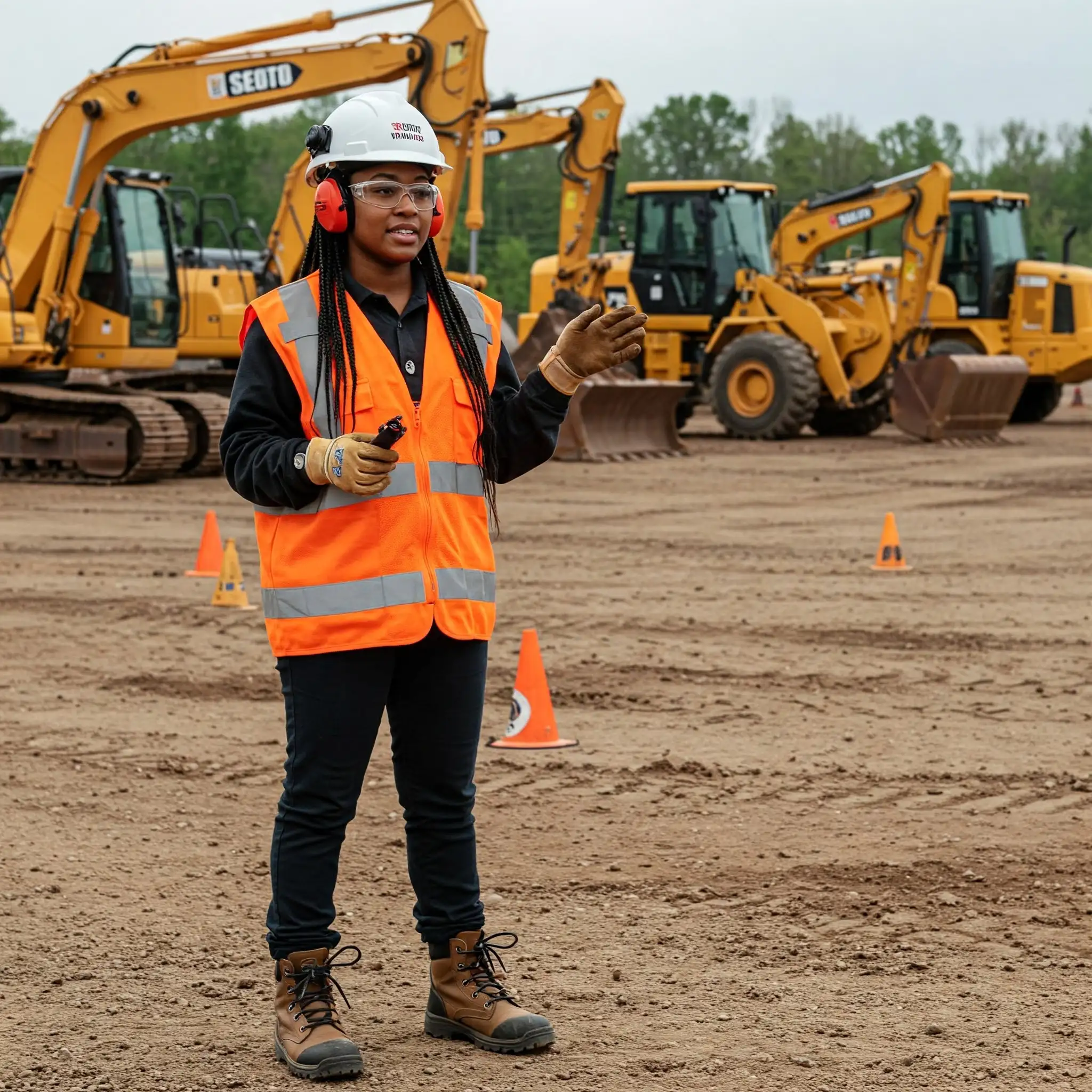 Image representing training and instruction of heavy equipment operation