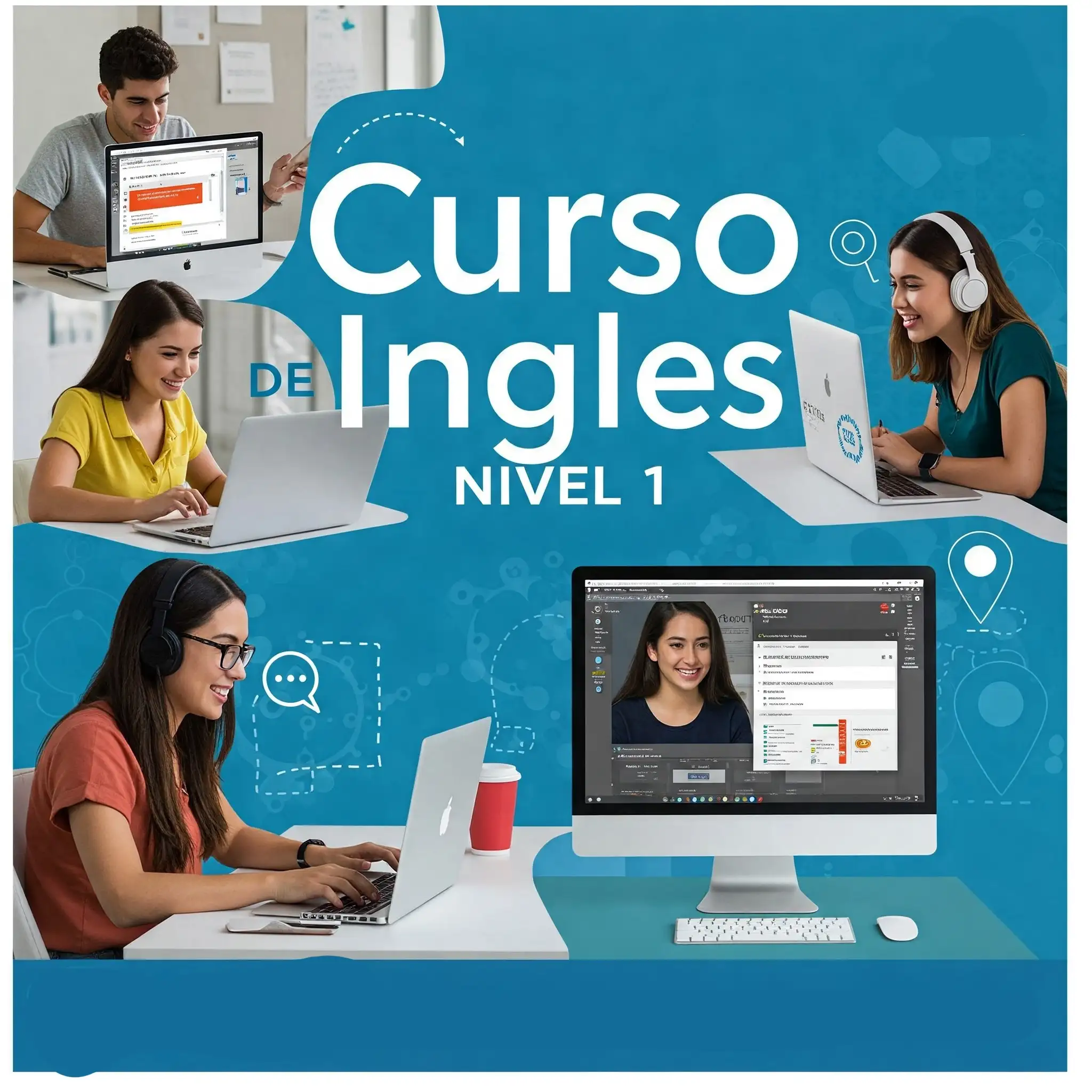 Abstract image representing learning English